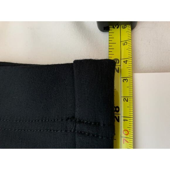 Soft Surroundings Slacks 10P Black High Rise Heavy Weight Stretch Pockets - Picture 8 of 11